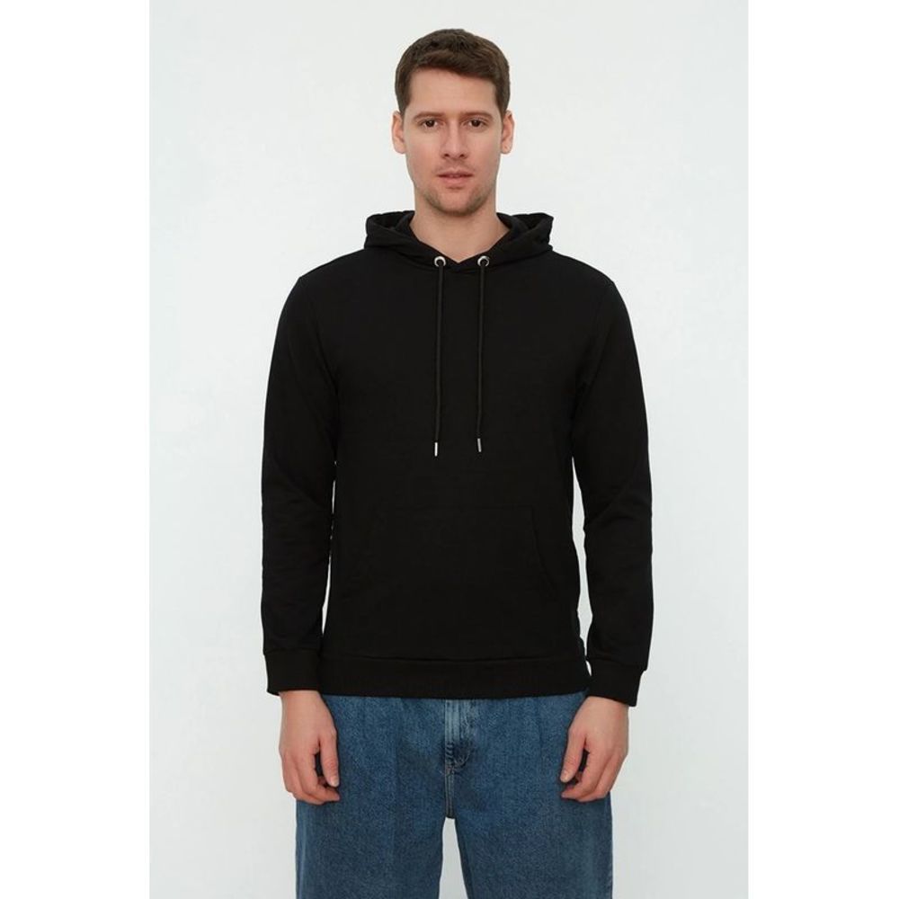 NWT Trendyol Men Regular Hood Knit Sweatshirt